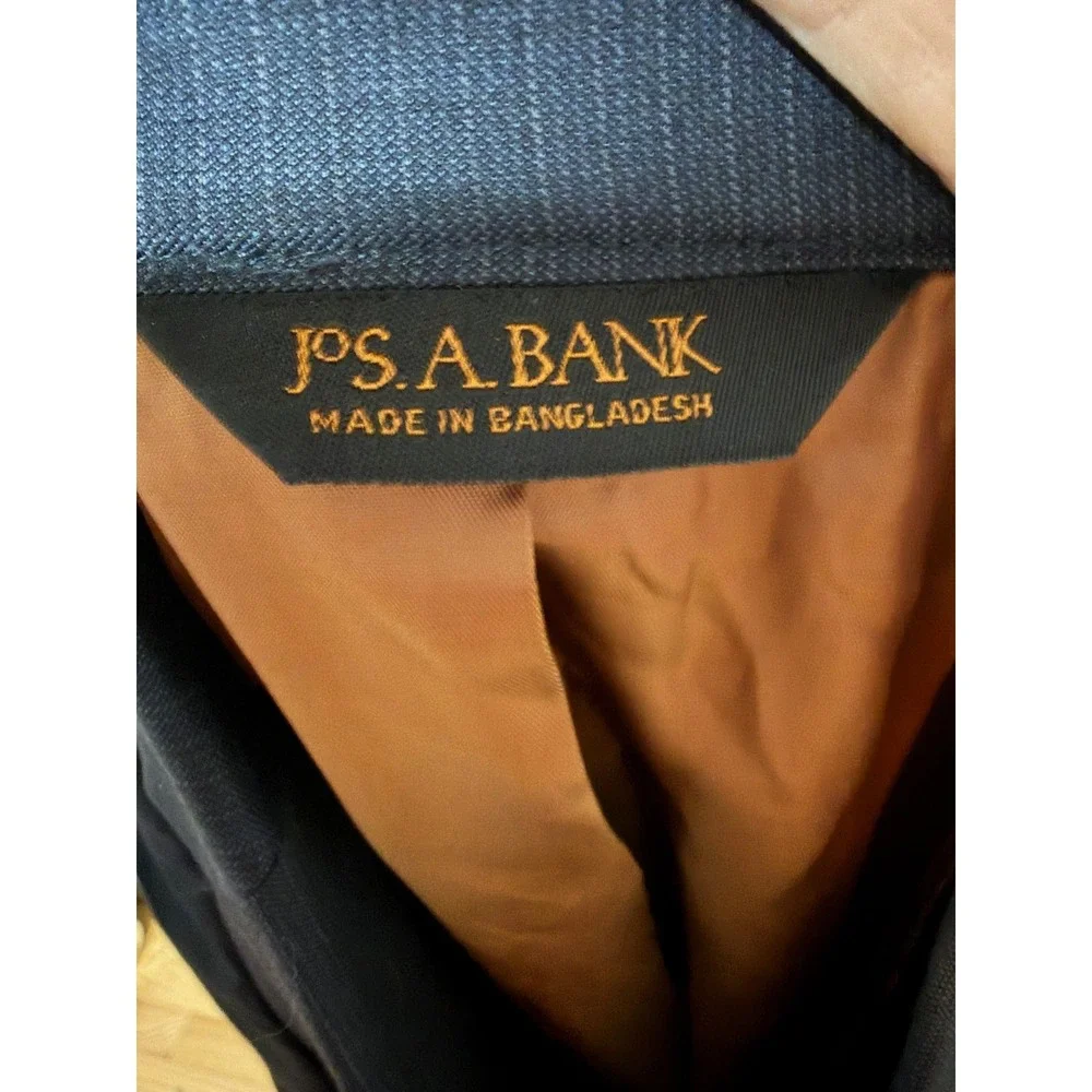Jos. A. Bank Old Money Wool Blazer Men Size 42S Dark Academia Quiet Luxury